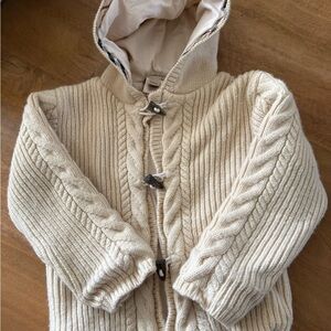 Burberry Cashmere & Wool Beige Knit Sweater